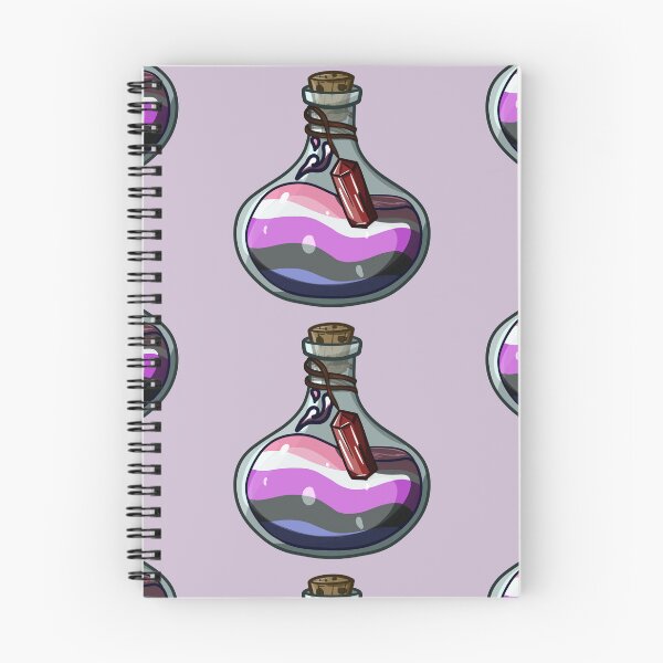 Item preview, Genderfluid Potion Bottle designed and sold by Rotting Trove.