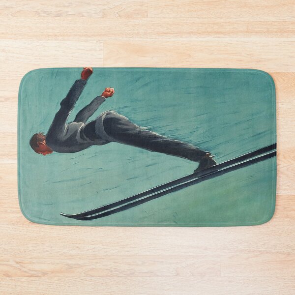 Item preview, Vintage Ski Jumper Alpine Mountain Winter designed and sold by stefandaug.