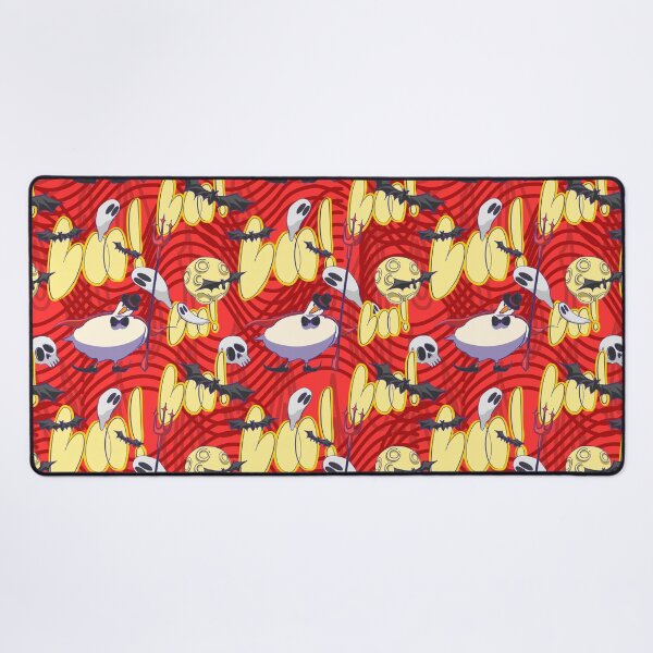 Item preview, Vampire Duck and Devil Pitchfork Halloween Seamless Pattern designed and sold by zanaxxer.