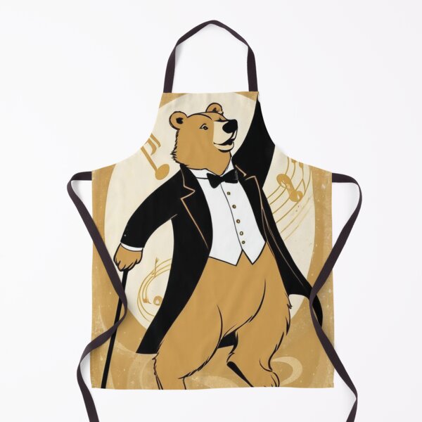 Item preview, Art - Stylized Anthropomorphic Bear, 1950s Advertising Illustration designed and sold by World-Pets.