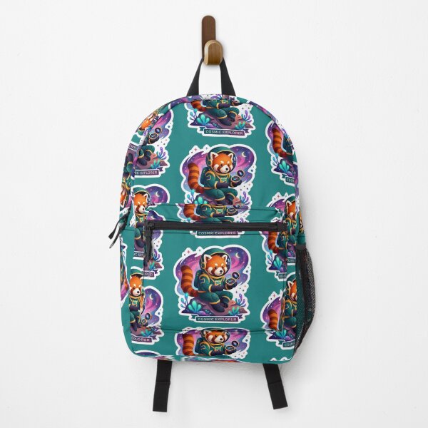 Item preview, Cosmic Explorer Red Panda Astronaut Sticker | Cute Galaxy Space Animal Cartoon designed and sold by Bhaskar Digital Art.