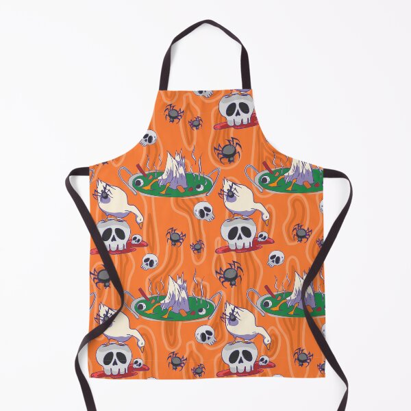 Item preview, Spooky Witch Cauldron and Spider Halloween Seamless Pattern designed and sold by zanaxxer.
