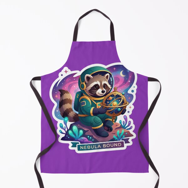 Item preview, Nebula Bound Raccoon Astronaut Sticker | Cute Space Explorer Art designed and sold by Bhaskar Digital Art.