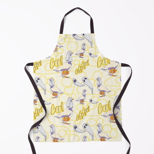 Item preview, Spooky Sheet Ghost Duck Halloween Seamless Pattern designed and sold by zanaxxer.