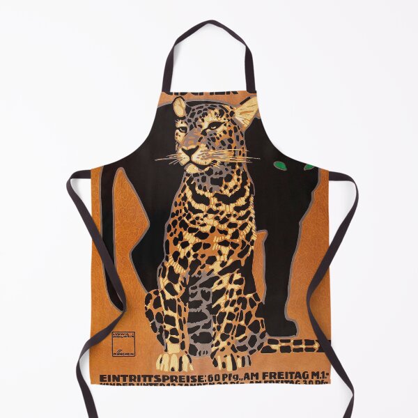 Item preview, Vintage Leopard Panther Zoo Art Deco designed and sold by jamesschoen.