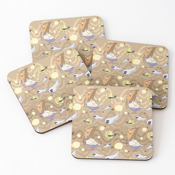 Item preview, Funny Paper Bag Head Duck Halloween Seamless Pattern designed and sold by zanaxxer.