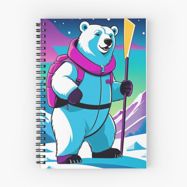 Item preview, Art - Stylized Polar Bear Character, Futuristic Interstellar Adventure designed and sold by World-Pets.
