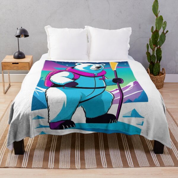 Item preview, Art - Stylized Polar Bear Character, Futuristic Interstellar Adventure designed and sold by World-Pets.