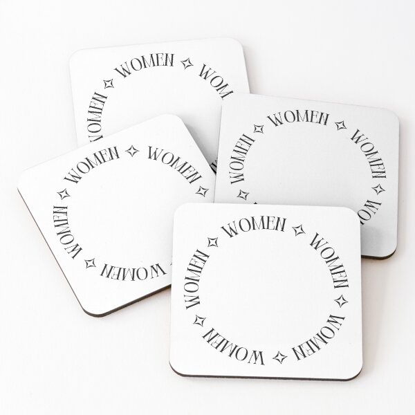 Item preview, women circle typography black serif design designed and sold by joanaette.