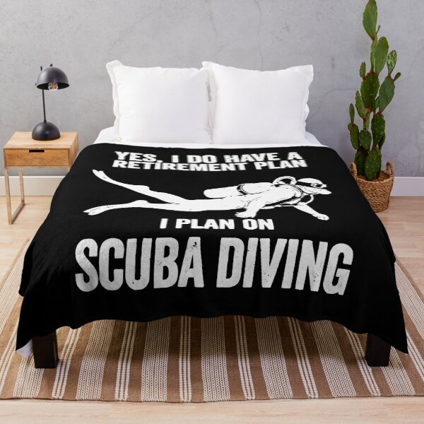Item preview, Yes I Do Have A Retirement Plan I Plan On Scuba Diving - Scuba Diver Art designed and sold by BendyBeasts.