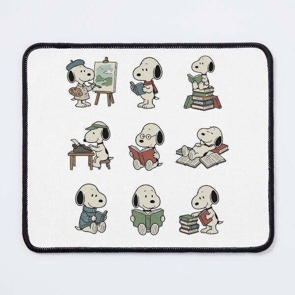 Item preview, Snoopy Book Lover Cute Cartoon Dog Reading designed and sold by DamianRoy88.