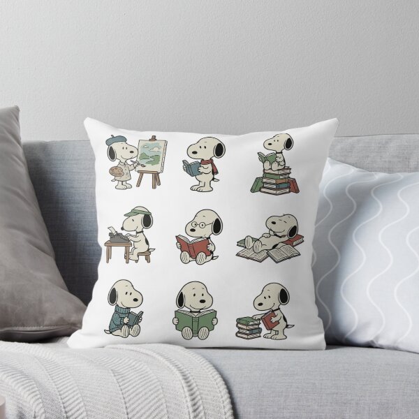 Item preview, Snoopy Book Lover Cute Cartoon Dog Reading  designed and sold by DamianRoy88.