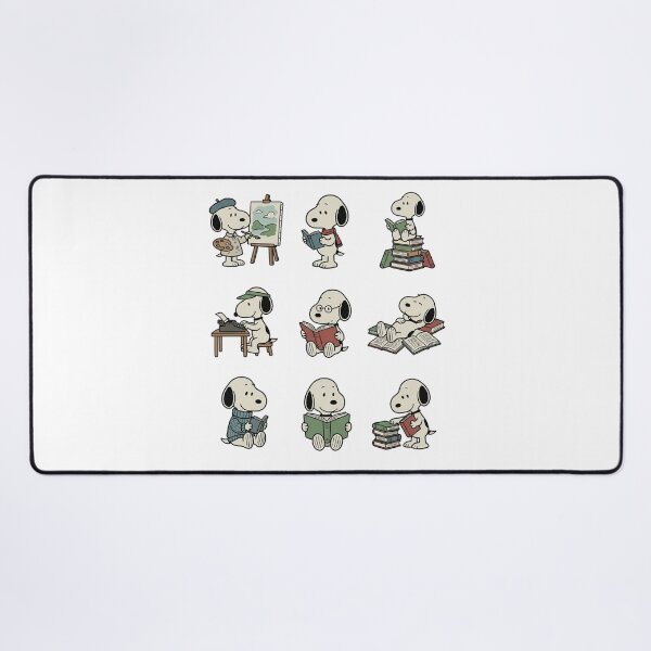 Item preview, Snoopy Book Lover Cute Cartoon Dog Reading designed and sold by DamianRoy88.