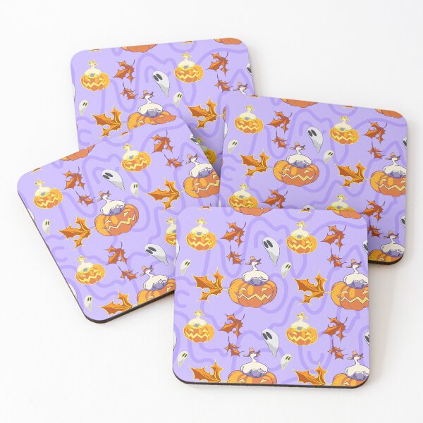 Item preview, Cute Halloween Duck and Jack-O-Lantern Seamless Pattern designed and sold by zanaxxer.