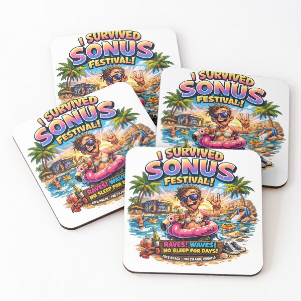 Item preview, I Survived Sonus Festival T-Shirt | Raves, Waves & No Sleep for Days | Croatia Beach Festival Graphic Tee | EDM Summer Party Shirt designed and sold by Sushikidsntod.