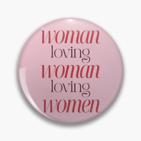 Item preview, woman loving woman loving women – bisexual and lesbian typography designed and sold by joanaette.