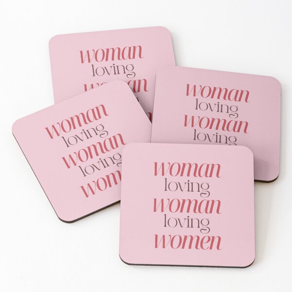 Item preview, woman loving woman loving women – bisexual and lesbian typography designed and sold by joanaette.