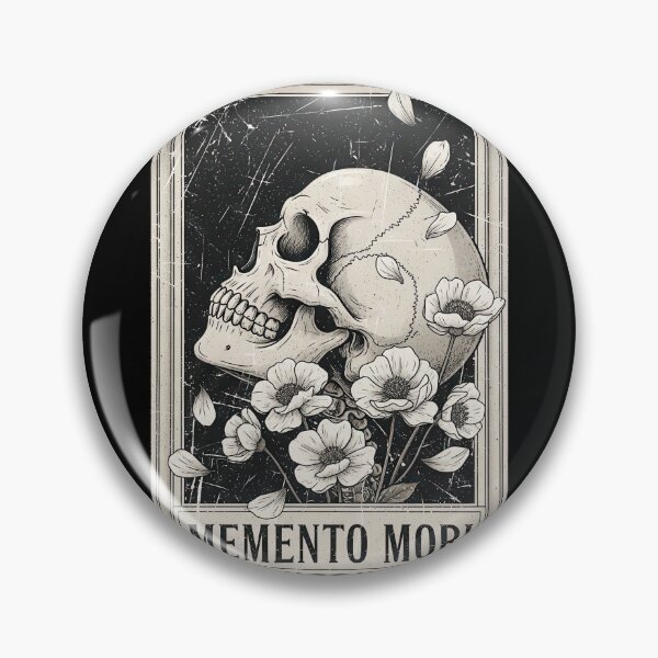 Item preview, Memento Mori Skull Frame with Dead Flowers designed and sold by nuel-art.