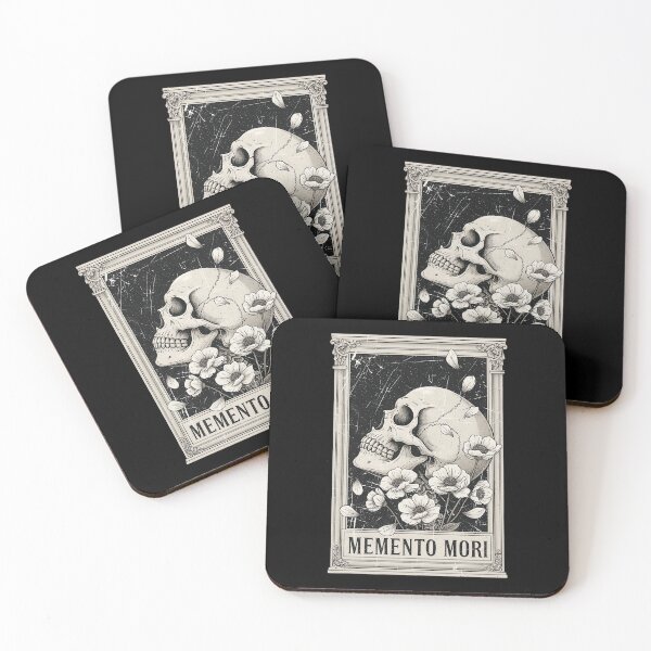 Item preview, Memento Mori Skull Frame with Dead Flowers designed and sold by nuel-art.