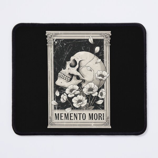 Item preview, Memento Mori Skull Frame with Dead Flowers designed and sold by nuel-art.