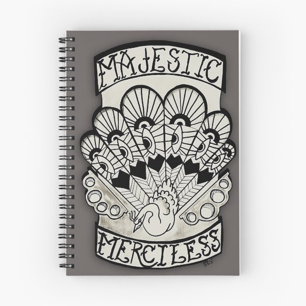 Item preview, Majestic Merciless - Dark Traditional Tattoo Flash designed and sold by ShellSpell.
