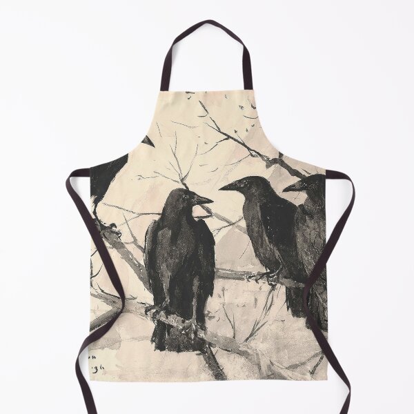 Item preview, Vintage Crows Ravens Winter Tree Gothic Art designed and sold by chaddillard.