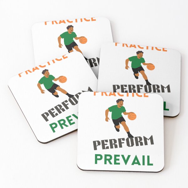 Item preview, Practice. Perform. Prevail. Basketball Motivation T-Shirt | Athlete Mindset Sports Quote designed and sold by CKADigital.