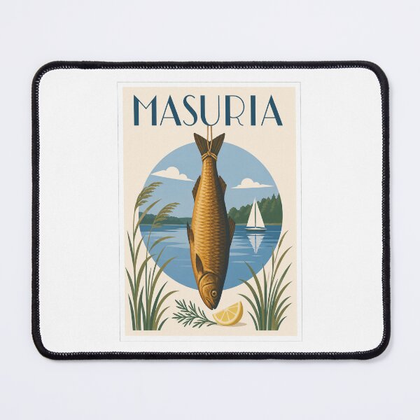 Item preview, Masuria Smoked Fish Travel Poster designed and sold by Beyond Destinations.