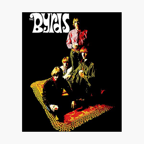 Item preview, The Byrds Psychedelic Red Carpet Band Music designed and sold by AKD-Design.