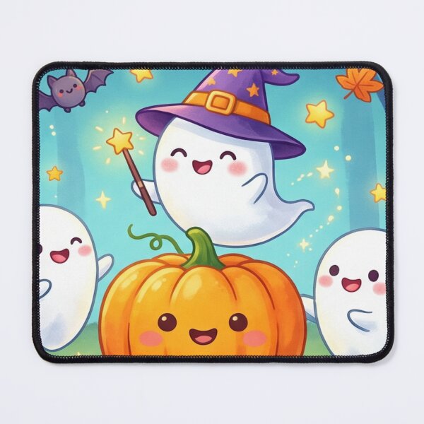 Item preview, Helloween Pumpkin Cute Ghost Friends Learn Color designed and sold by Softie Sticker Studio.