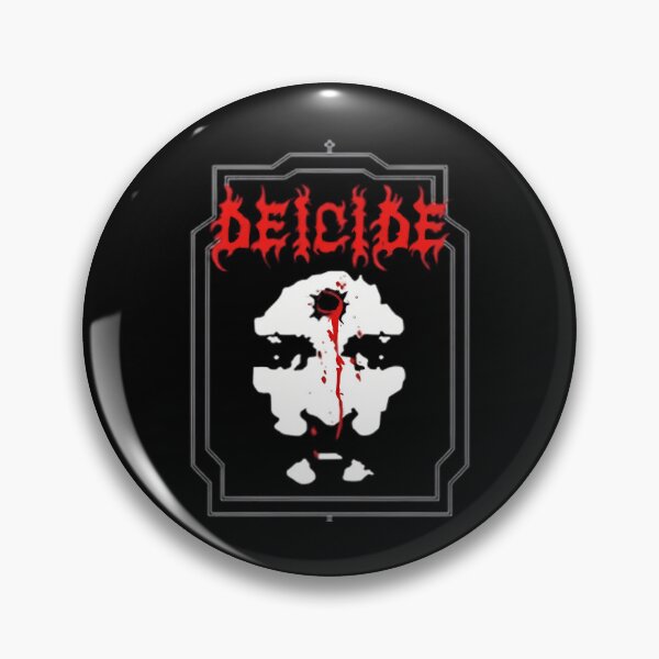 Item preview, Deicide White Skull Rorschach Blood Splatter Death Metal designed and sold by indecentXp0sure.