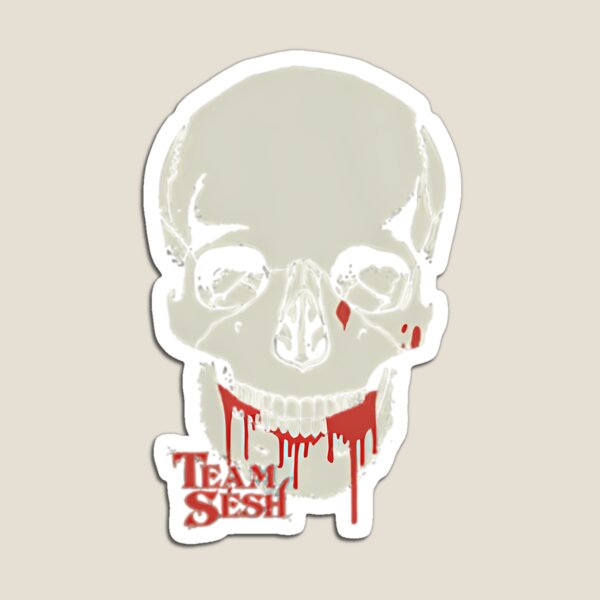 Item preview, Dripping Blood Above Text Reading Team Sesh designed and sold by Clear-Styles.