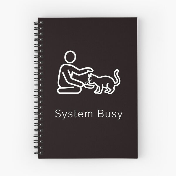 Item preview, System Busy Cat – Funny Daily Priority Cat Meme Design designed and sold by ContigoART.