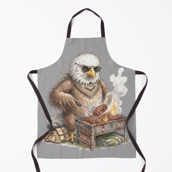 Item preview, Cool Bald Eagle Sunglasses BBQ Grill Master Camping Art designed and sold by BreezifyDesignStudio.