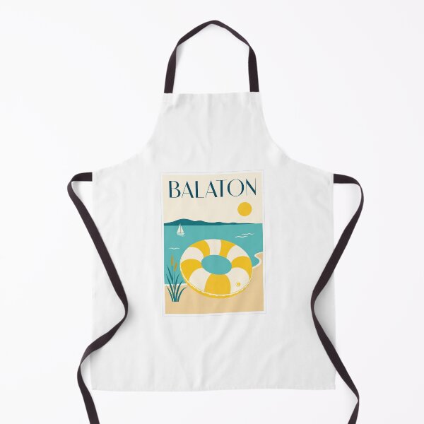 Item preview, Lake Balaton Inflatable Ring Travel Poster designed and sold by Beyond Destinations.