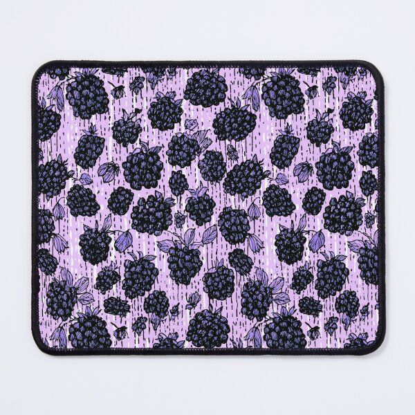 Item preview, Dark Blackberries Pattern Cute Crayon Style designed and sold by VectorForge.
