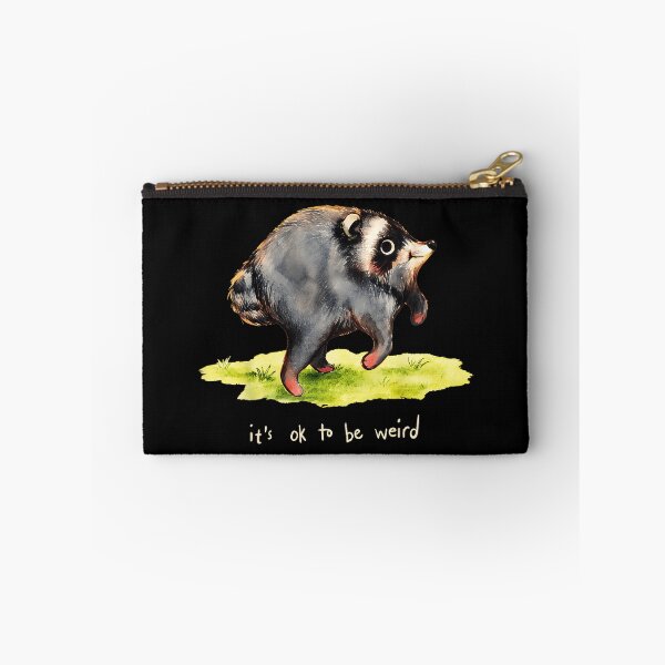 Item preview, It's Ok To Be Weird Badger Unique Jimothy  Self Acceptance designed and sold by Hugosploosh.