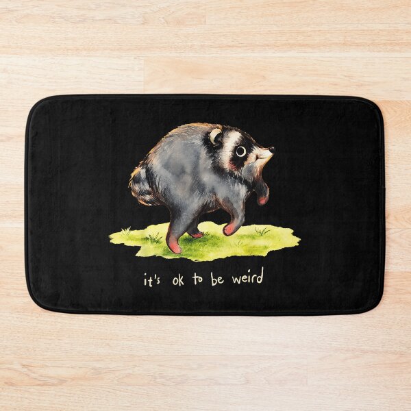 Item preview, It's Ok To Be Weird Badger Unique Jimothy  Self Acceptance designed and sold by Hugosploosh.
