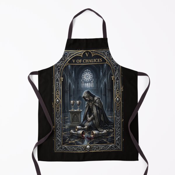 Item preview, Five of Chalices - tarot card designed and sold by Studio77-Gothic.
