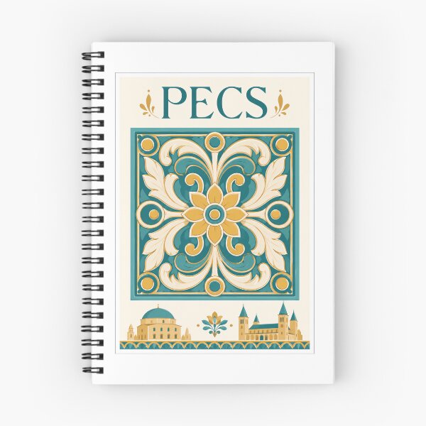 Item preview, Pecs Ornamental Tile Travel Poster designed and sold by Beyond Destinations.