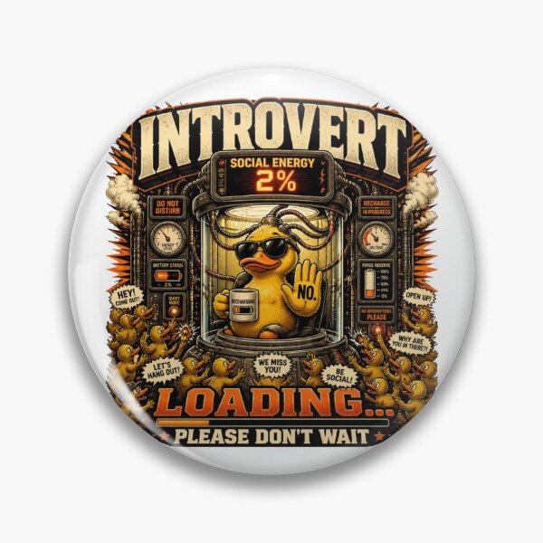 Item preview, INTROVERT: LOADING... PLEASE DON'T WAIT designed and sold by Cavalier-org.
