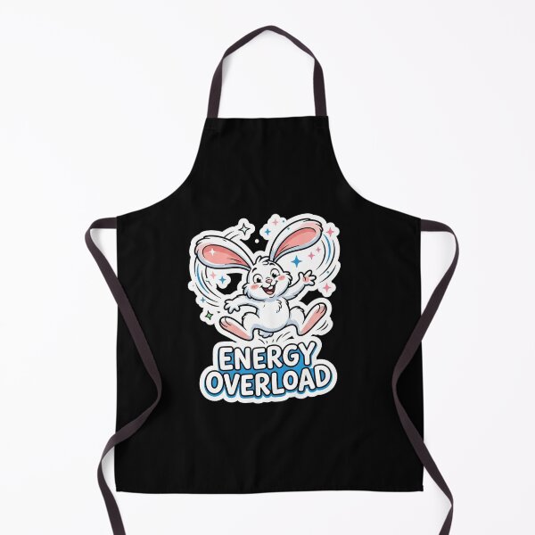 Item preview, Cute Hyper Energy Overload Jumping Bunny designed and sold by Owcomm.
