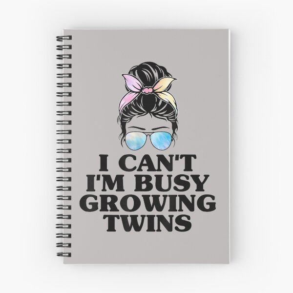 Item preview, I Can't I'm Busy Growing Twins Twin Expecting Mom Pregnancy designed and sold by FrankIsabel.