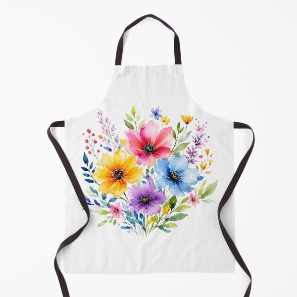Item preview, Watercolor painted wildflowers designed and sold by trendspatterns.