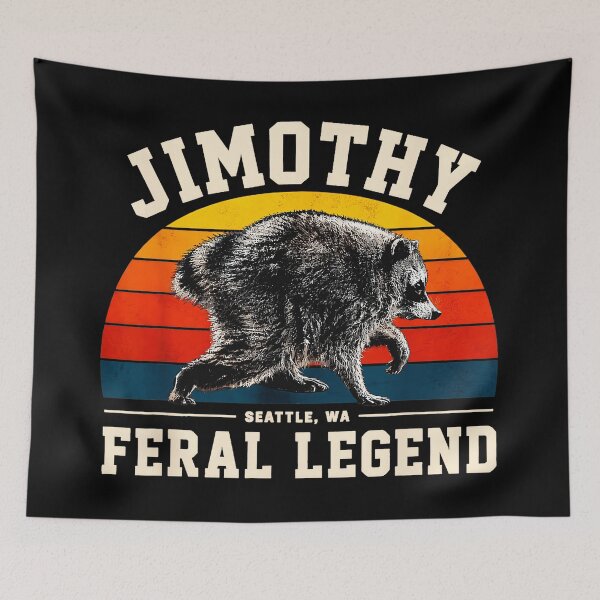 Item preview, Jimothy Seattle Wa Feral Legend Raccoon Wildlife designed and sold by Hugosploosh.