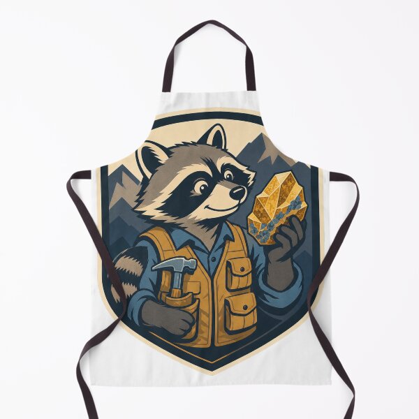 Item preview, Rockhound Raccoon designed and sold by LaunchUIStudio.