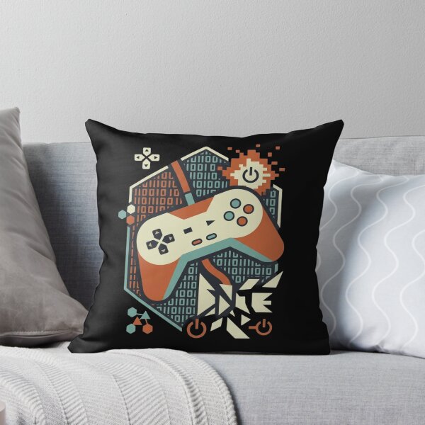 Item preview, Retro Gaming Controller - Binary Code Abstract Art designed and sold by Dzblack.