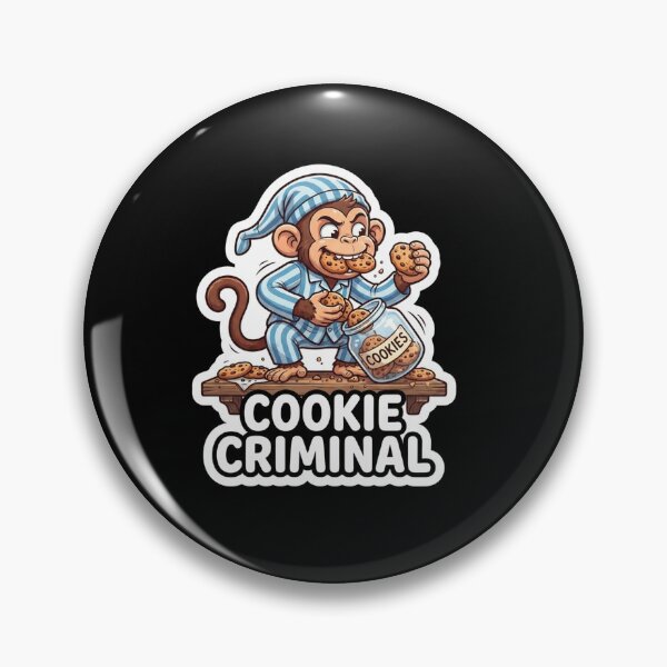 Item preview, Naughty Monkey Stealing Sweet Chocolate Cookies designed and sold by Owcomm.