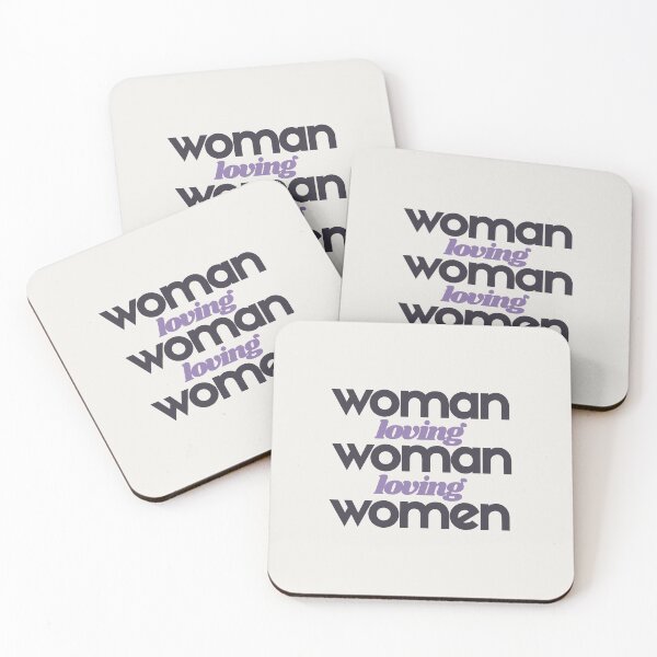 Item preview, woman loving woman loving women – bisexual and lesbian typography designed and sold by joanaette.