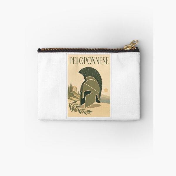 Item preview, Peloponnese Spartan Helmet Travel Poster designed and sold by Beyond Destinations.